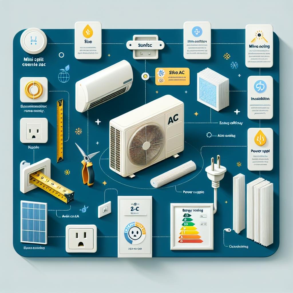 Choosing ⁣the Right Mini Split AC: Factors to Consider for ​Optimal Efficiency