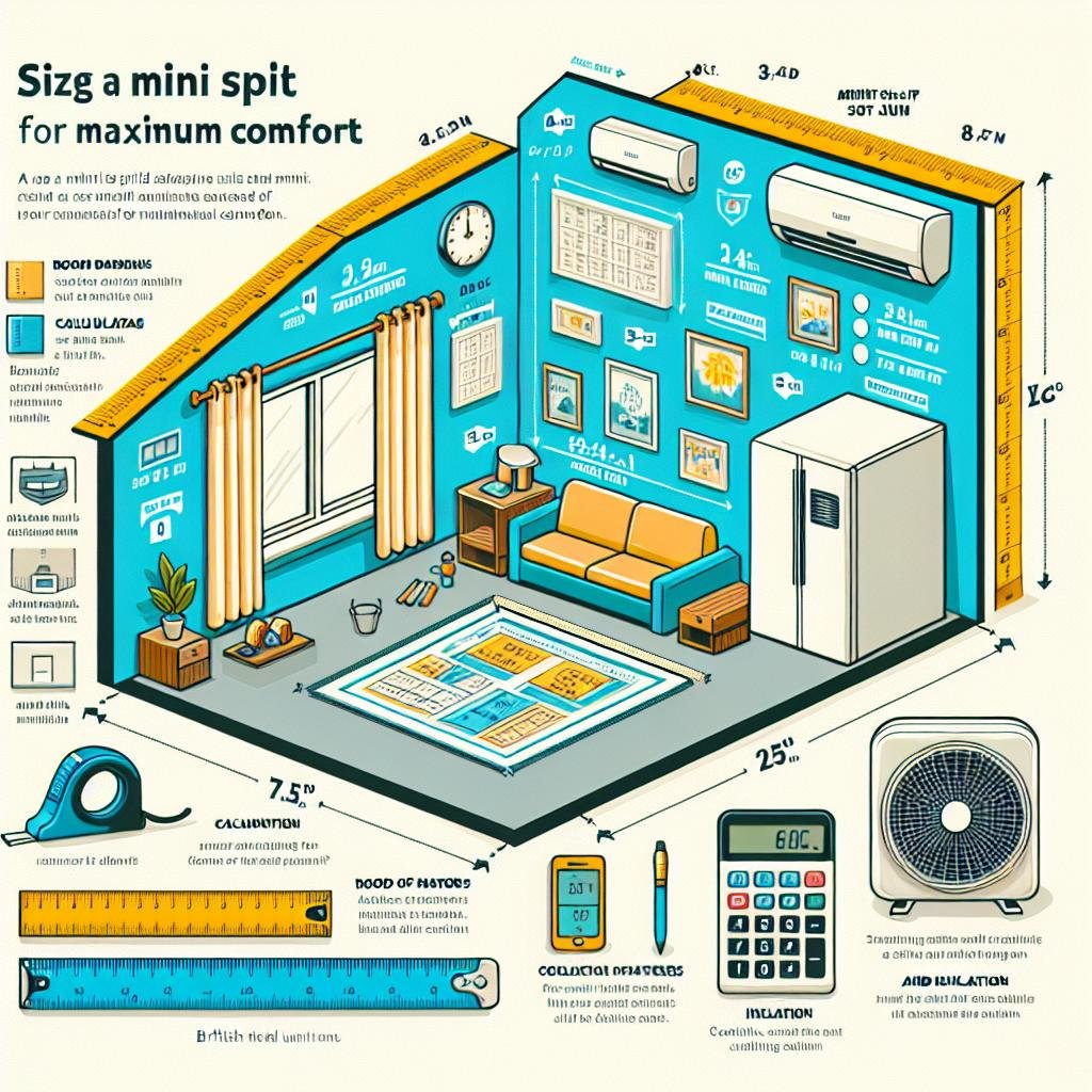 Step-by-Step Guide to Sizing Your Mini Split for ⁤Maximum Comfort