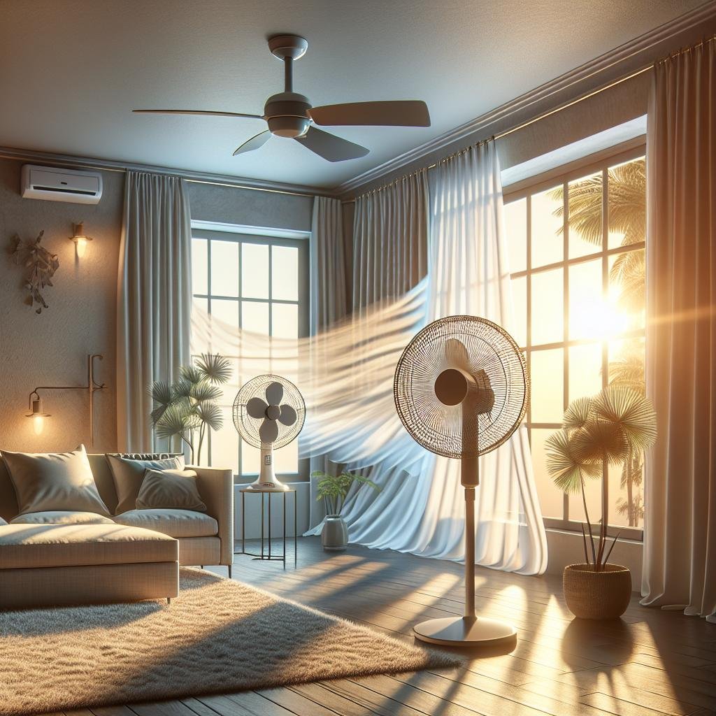 Enhancing Comfort: Using Fans and ‌Curtains​ to Boost Air Distribution