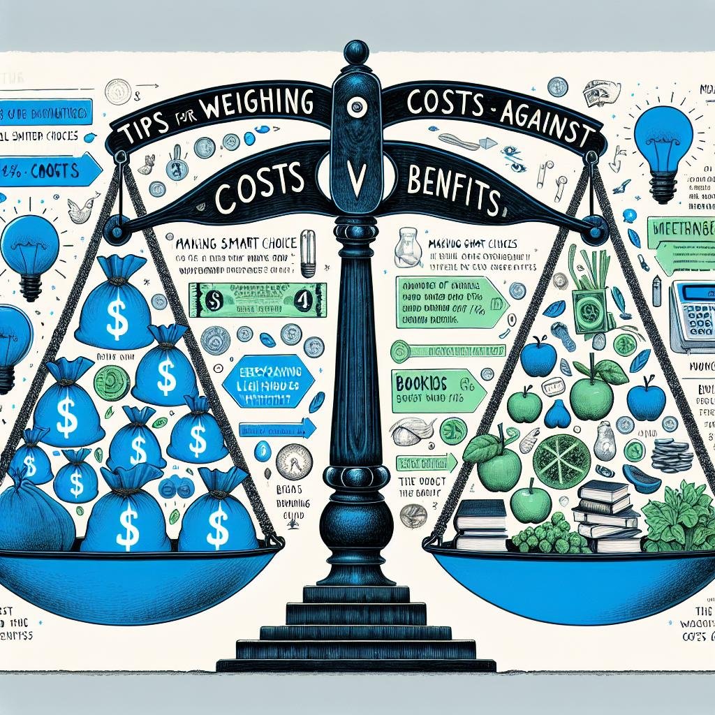 Making Smart Choices: Tips for Weighing⁢ Costs Against Benefits