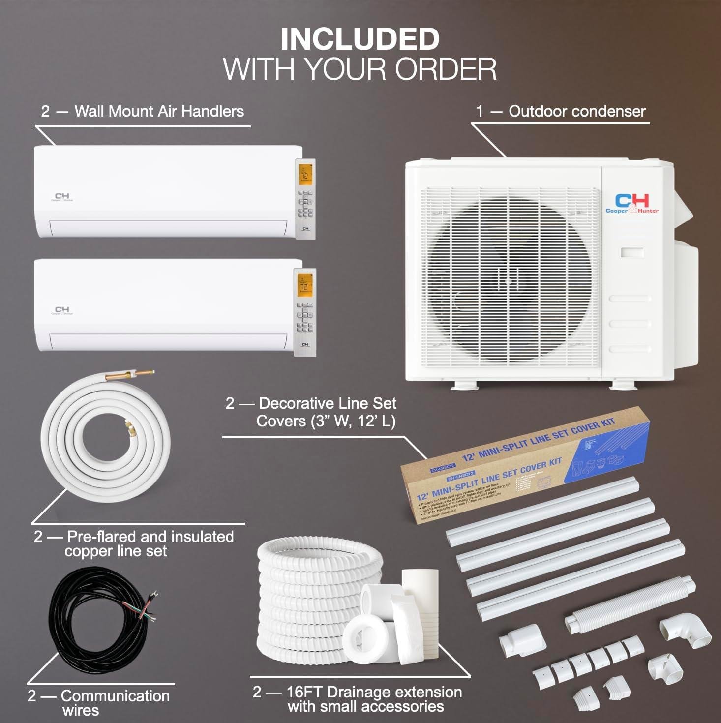 Our Review of Cooper & Hunter 18K BTU Dual Zone Mini Split