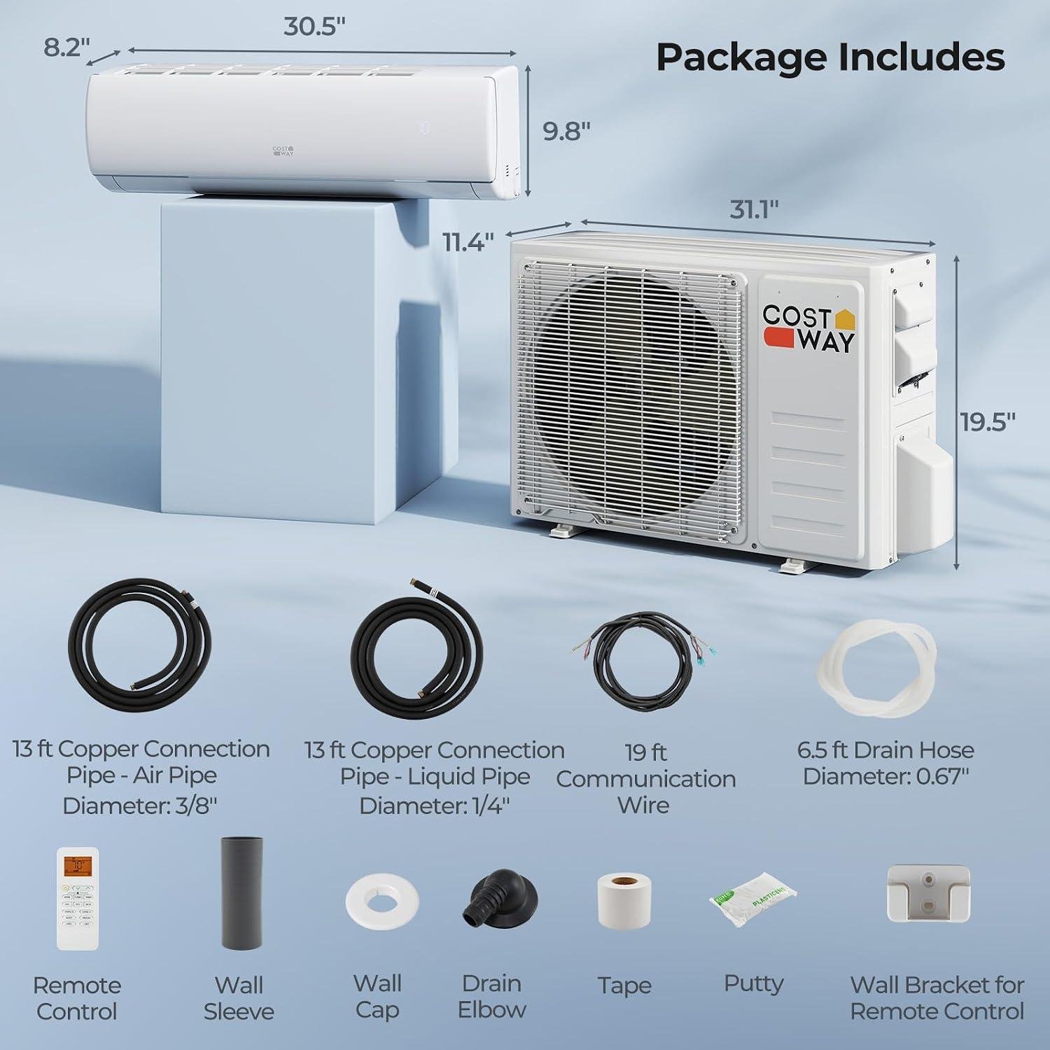 Our Review: COSTWAY 11500 BTU Mini Split AC