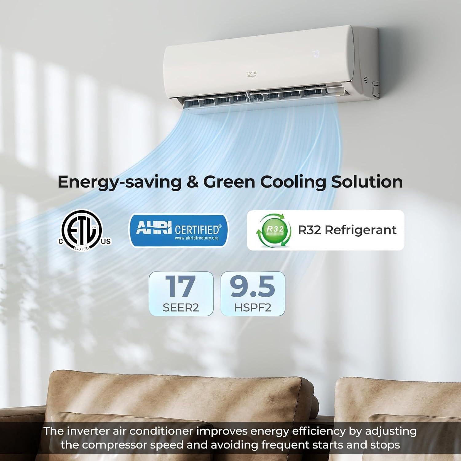Our Review: COSTWAY 11500 BTU Mini Split AC